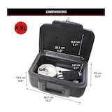 thumbnail of Master Lock Malette De Sécurité / Coffre Fort - Anti Feu Et étanche - Format S - 4,9l