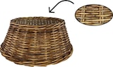thumbnail of Weihnachtsbaumkorb aus Rattan - ø 65 x 26 cm - Weihnachtsbaumhülle - Bronze