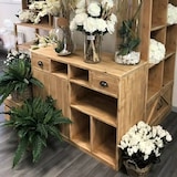 thumbnail of TRADIS Comptoir de magasin, 2 portes, 2 tiroirs, bois massif