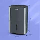 thumbnail of DryFy 20 Luftentfeuchter 420W 20l/d 230m³/h 40-50m² DrySelect 45dB Anthrazit