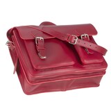 thumbnail of Ruitertassen Lehrertasche Leder Damen Herren Schultasche 40x31cm Aktentasche 2 Fächer rot