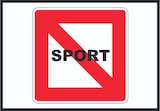 thumbnail of Fahrverbot für Sportboote Symbol Sportfahrzeuge verboten A5 (148x210mm)