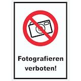 thumbnail of Fotografieren verboten Aufkleber Keine Photos A9 (37x52mm)