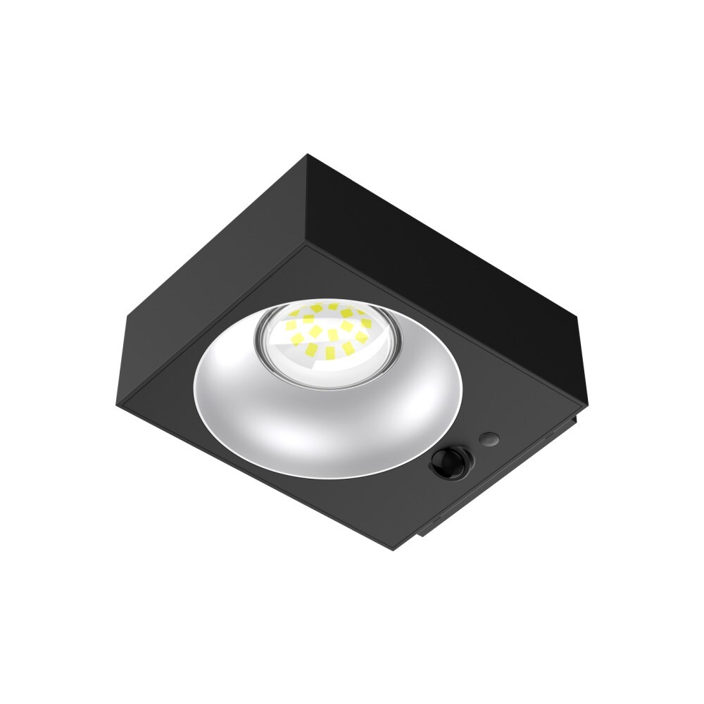 Luminária de parede LED solar IP65 1000lm com sensor de presença e crepúsculo - 4000K - Ligação automática ao passar