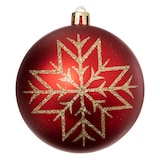 thumbnail of Déco de sapin Lot de 8 Boules de Noël D 8 cm - Rouge et Doré