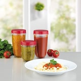 thumbnail of GOURMETmaxx Mixer Mr. Magic - Küchenmaschine - 18-tlg. - silber / rot