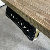 thumbnail of Zit-sta bureau elektrisch verstelbaar - MRC PRO NEN-EN 527 | 180 x 80 cm | frame zwart – blad zwart eiken