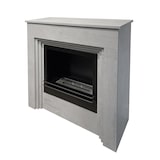 thumbnail of Lareira a bioetanol de piso BELLINI em madeira com efeito cimento Fabricado na Itália L96 x D35 x H96