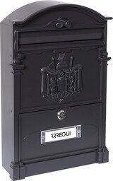 thumbnail of ARREGUI Residencia E2611 Buzón Exterior Vintage de Aluminio Tamaño M (Correo DIN A4 y Revistas), Buzón de Correo Mediano, Estilo Clásico, Blanco