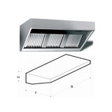 thumbnail of Wandabzugshaube EcoLine 1100 mm tief (Breite 1400 mm) mit Motor
