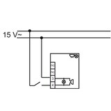thumbnail of Busch-Jaeger Busch-Warnmelder-Eins.rot 1563 U-12 2CKA001582A0336