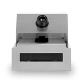 thumbnail of EBERTH Niederzugschraubstock 100 mm, Spannweite 125 mm, aus robustem Stahl, professioneller Präzisionsschraubstock für Werkstatt und Montage