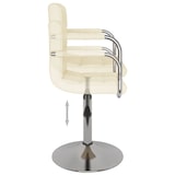 thumbnail of vidaXL Esszimmerstuhl Creme Stoff