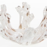 thumbnail of Corail blanc et or sulfure -  Autre forme Verre Amadeus 16.00x16.00 cm