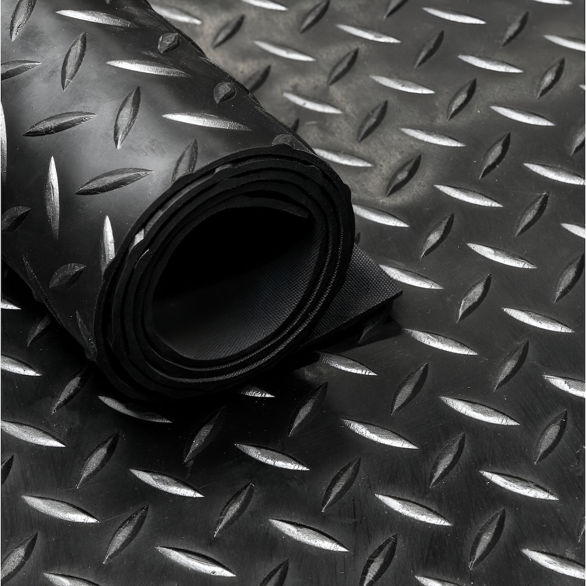 Arquiservi - Suelo en Rollo Goma Diamante 3MM 1,40X10 (14M2) Suelo Industrial Resistente para talleres, garajes y comercios