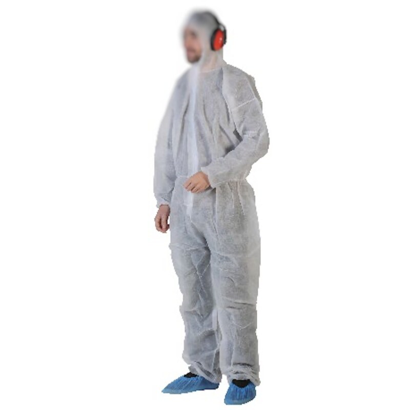 Combinaison à capuche à usage unique PLP Blanc (Taille XL à XXL) x 50 - Daily K