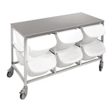 thumbnail of L2G Table pour bacs à ingrédients inox 90 x 140 x 70 cm L2G - TABLAC