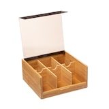 thumbnail of FIVE - Bambus Tee Box in Schwarz