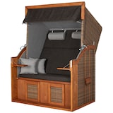 thumbnail of Strandkorb Tinnum Pinie - PE griseum - Modell 572