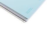 thumbnail of Cuaderno A4+ tapa extradura 120H 80G cuadrícula 5x5 microperforado 5 bandas color Navigator Azul soft