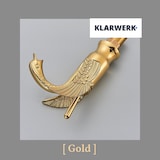 thumbnail of ADRIAN | Design Edelstahl Badarmatur  in Schwan Optik | Gold glänzend luxuriöse Waschtischarmatur Hotel Gastronomie | Mischbatterie Bad 2 Anschlüsse