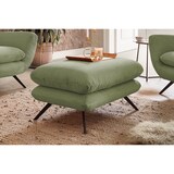 thumbnail of KAWOLA Grupo de asientos CHARME Sillón 2,5 plazas Taburete banco Pana verde oliva