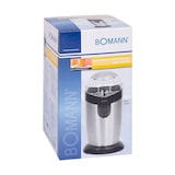 thumbnail of Bomann KSW 445 CB Molinillo Café Eléctrico, Especias, Semillas, 40 g café 20 tazas café, Cuchillas Acero Inox., Negro/Plata, 120W