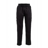 thumbnail of Pantalón de cocina Chef Works Slim Fit Cargo unisex negro XXL