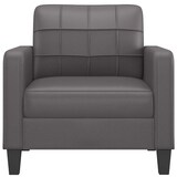 thumbnail of Fauteuil Gris 60 cm Similicuir Modèle Hermorix