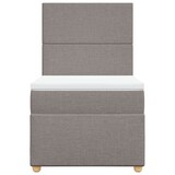 thumbnail of vidaXL Boxspringbett mit Matratze Taupe 90x190 cm Stoff