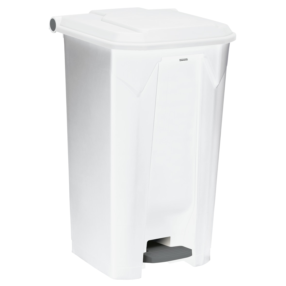 ROSSIGNOL Poubelle de tri 100L à pédale UTILO blanc/blanc