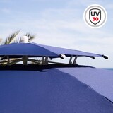 thumbnail of Aktive Guarda-sol de praia grande anti-vento 8 varetas 280 cm azul