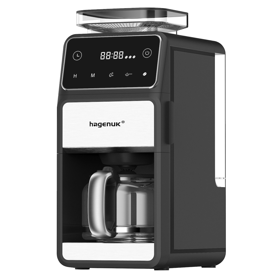 HAGENUK Kaffeemaschine mit Mahlwerk