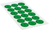 thumbnail of Dreifke® Prüfplakette geprüft 28-33, grün, ökologische Folie, selbstklebend, Ø 30mm, 18 Stk.