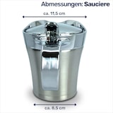 thumbnail of Thermo-Sauciere Einhand Soßenkanne mit ca. 400 ml aus Edelstahl