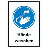 thumbnail of Hände waschen Aufkleber A7 (74x105mm)