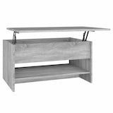 thumbnail of vidaXL Salontafel 80x50x40 cm bewerkt hout grijs sonoma eiken