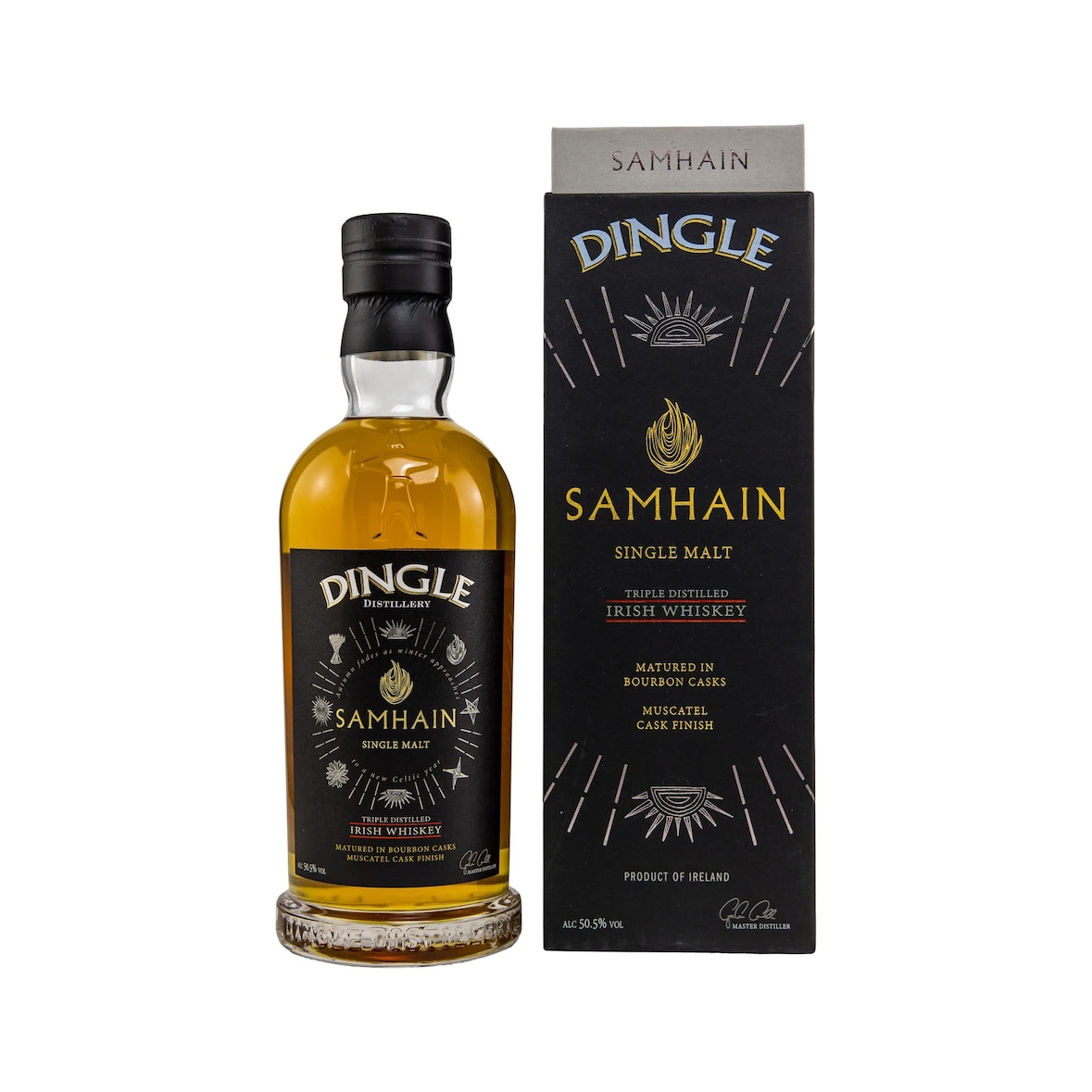 Dingle SAMHAIN Single Malt Irish Whiskey Triple Distilled 50,5% Vol. 0,7l en boîte cadeau