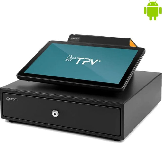 Pack TPV Touch 11" GEON POS NB11 RK3562 Octacore/4GB/64GB + Gaveta de Dinheiro Automática