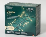 thumbnail of LED Cluster Lichterkette 7m Twinkle Effekt 768 LEDs Timer 8 Funktionen Weihnachtsbeleuchtung Innen Außen Deko Beleuchtung Warmweiß Transparent