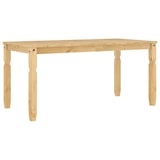 thumbnail of vidaXL Eettafel Corona 160x80x75 cm massief grenenhout