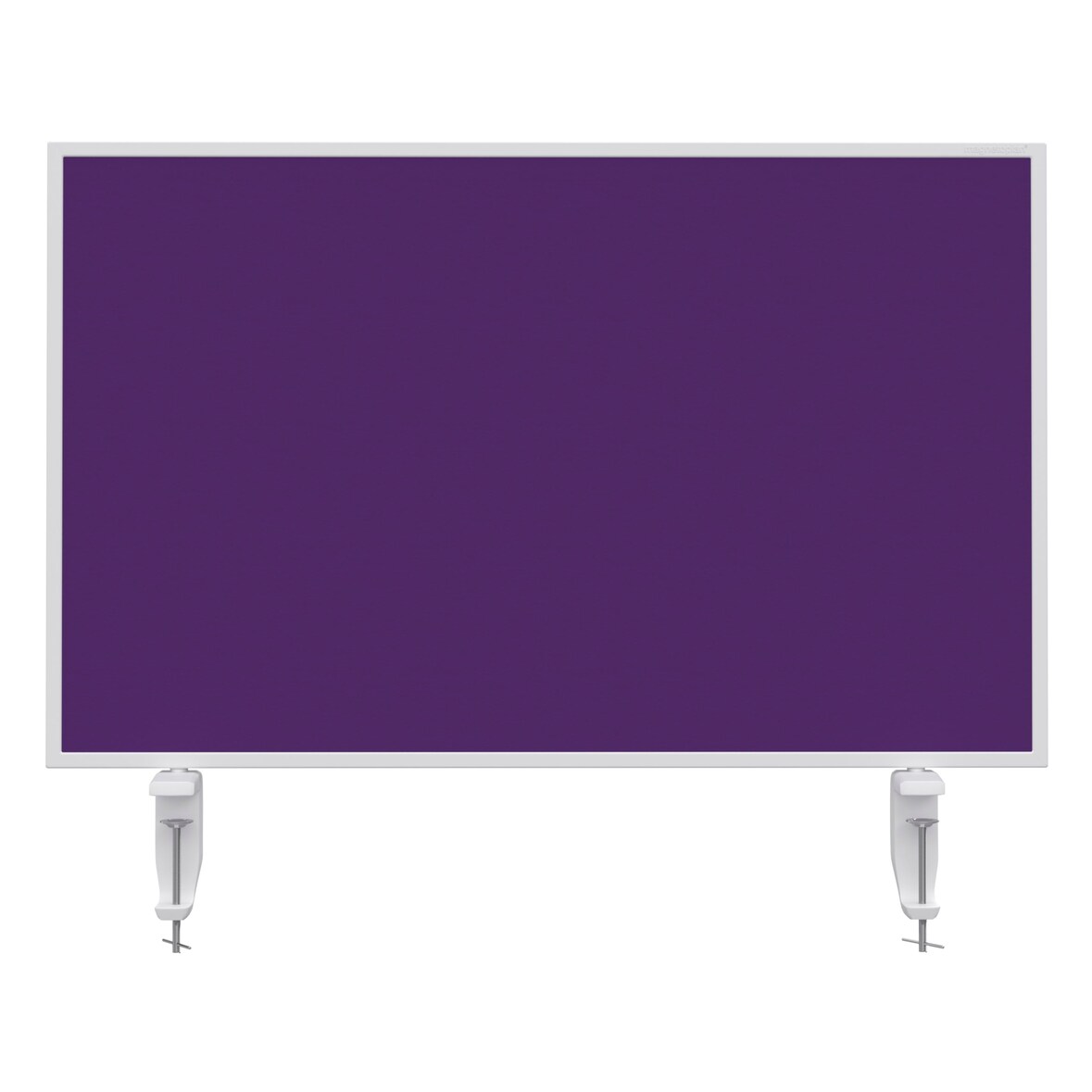 Magnetoplan Tischtrennwand VarioPin - 80x50cm - doppelseitig - 1 Seite Whiteboard-Oberfläche - 1 Seite Filz-Oberfläche