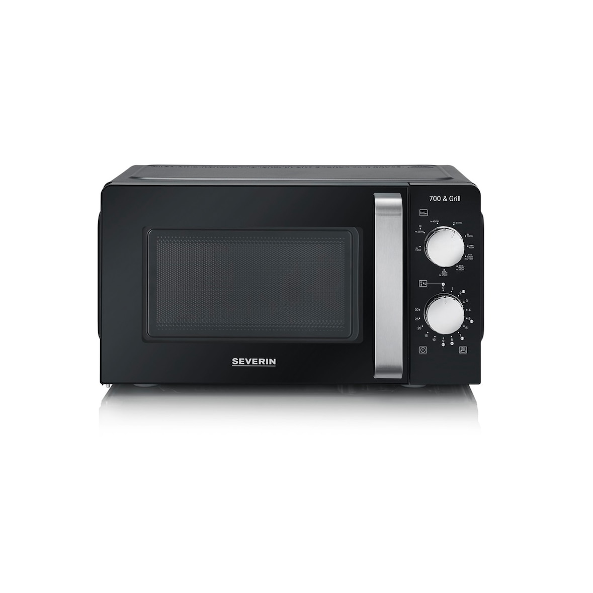 SEVERIN MW 7781 - Microondas pequeño con grill de 17 L 900 W Negro