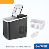 thumbnail of Eiswürfelbereiter EM 6002 sw | Eiswürfelzubereitung 13kg in 24h | 1,8 L Wassertank | 120 W | schwarz