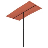 thumbnail of vidaXL Parasol met aluminium paal 180x110 cm terracottakleurig