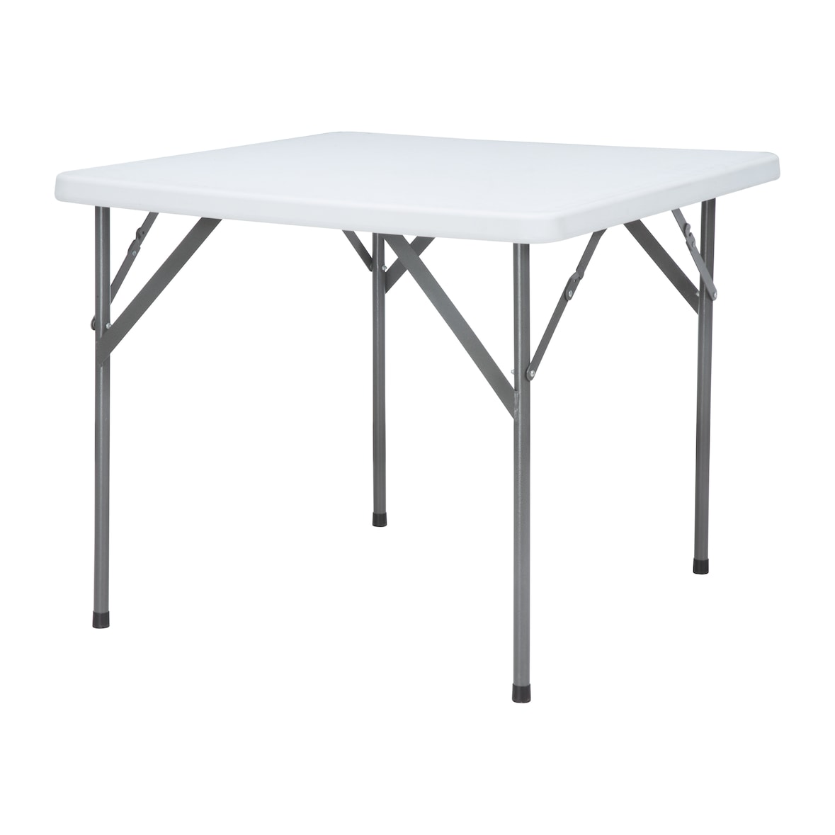 tavolo catering quadrato 88x88 cm,colore bianco