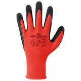 thumbnail of vidaXL Werkhandschoenen 12 pcs Rood en Zwart 7 / S Latexcoating