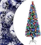 thumbnail of vidaXL Künstlicher Weihnachtsbaum mit Beleuchtung 240 cm Glasfaser
