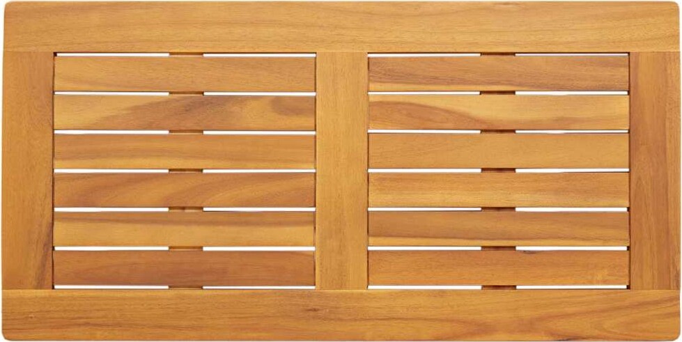 vidaXL Tischplatte Braun 80 x 40 x 2 cm Akazie Massivholz