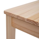 thumbnail of Esszimmer-Set HWC-F77, Sitzgruppe Esszimmergruppe, Massiv-Holz Landhaus 110cm ~ Kiefer lasiert